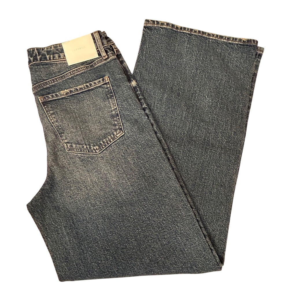 Express Wide‎ Leg High Rise Women Jeans 8R Dark Wash NWT Eco-Friendly Stretch